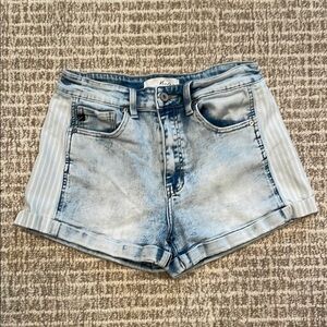 KanCan Blue Jean Shorts High-Waisted Cuffed